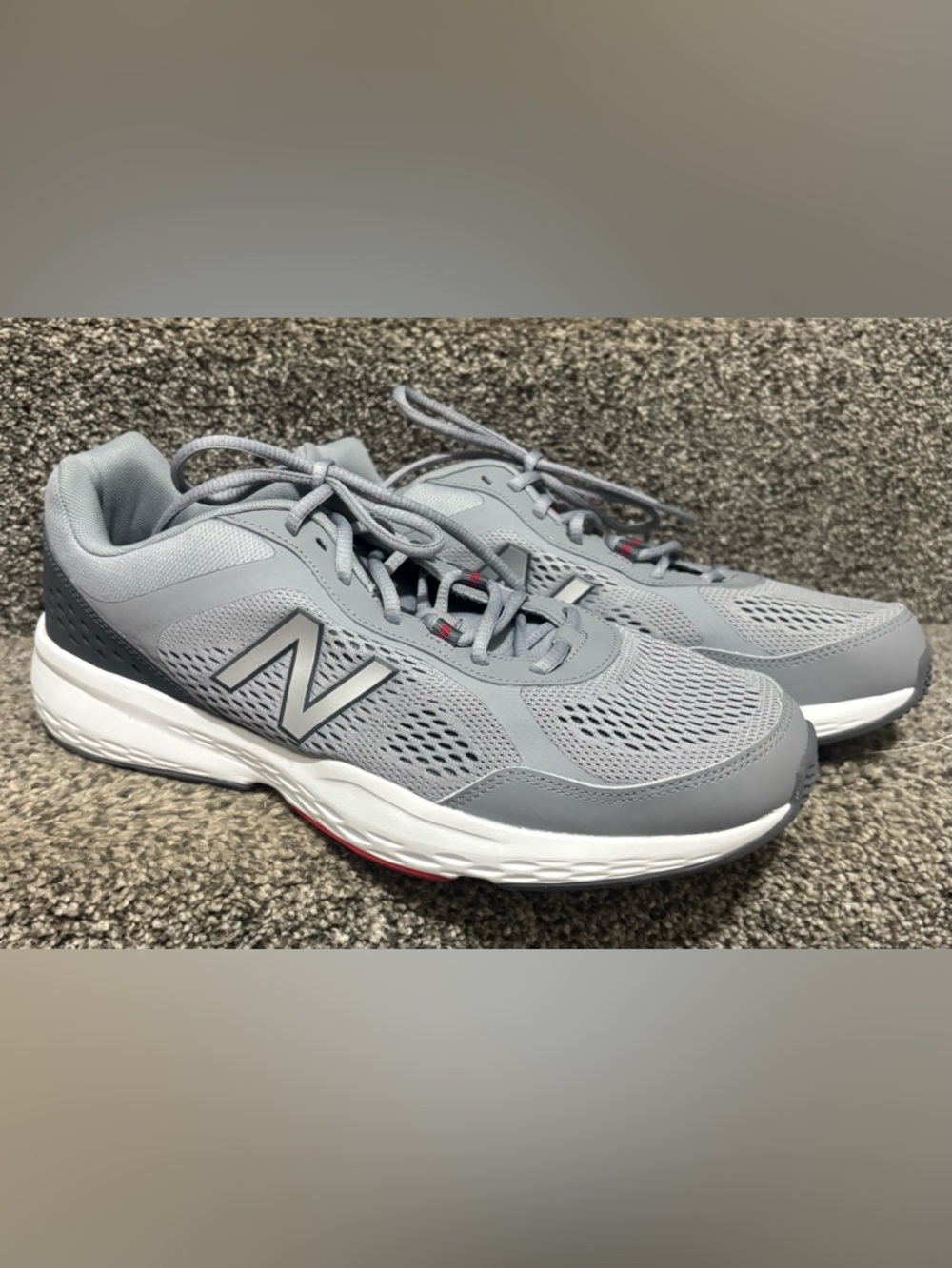 New Balance 517V2 Gray Mesh Athletic Sneakers